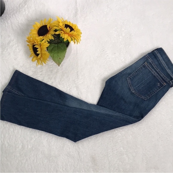 rag & bone skinny ankle jeans in rae - Picture 4 of 6